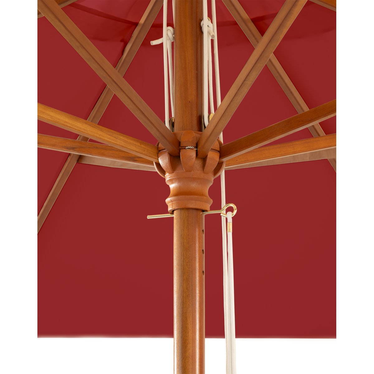 Toile pour parasol mât central rond, SUNNY rouge, DEFORA HOME