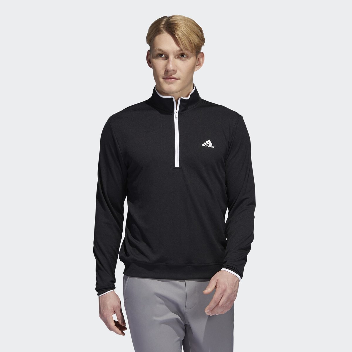 Pull Quarter-Zip Pull Quarter-Zip black / white, adidas Performance