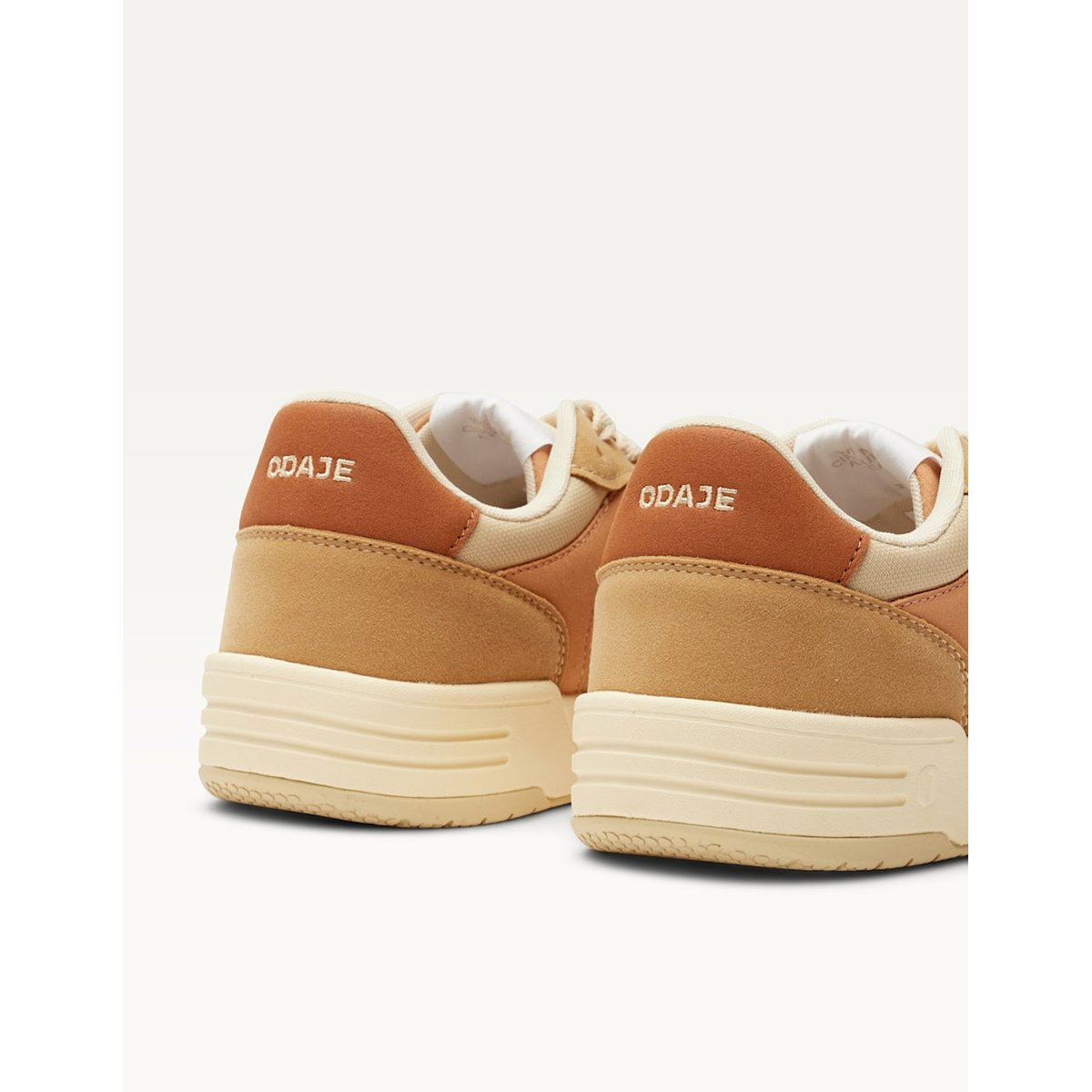 Baskets basses AXELLE beige pêche crème, ODAJE