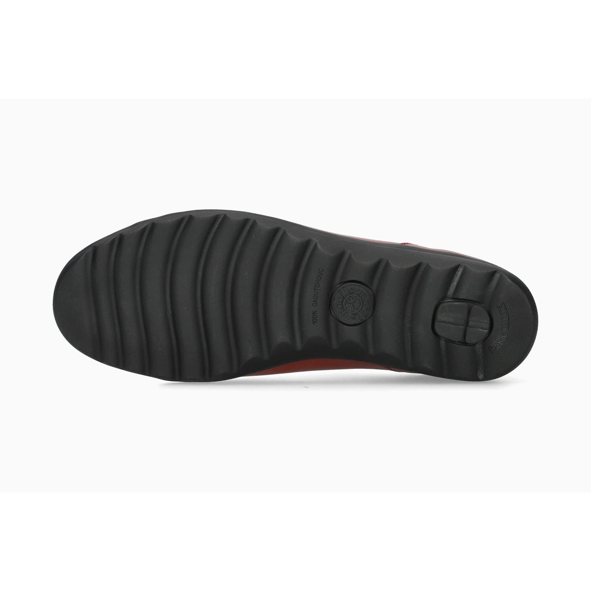 Baskets en cuir NYMA rouge foncé 5149, MEPHISTO