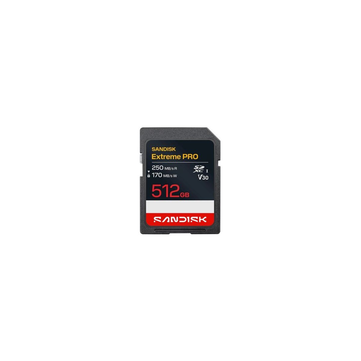 Carte SD Extreme PRO 512GB SDXC couleur unique, SANDISK