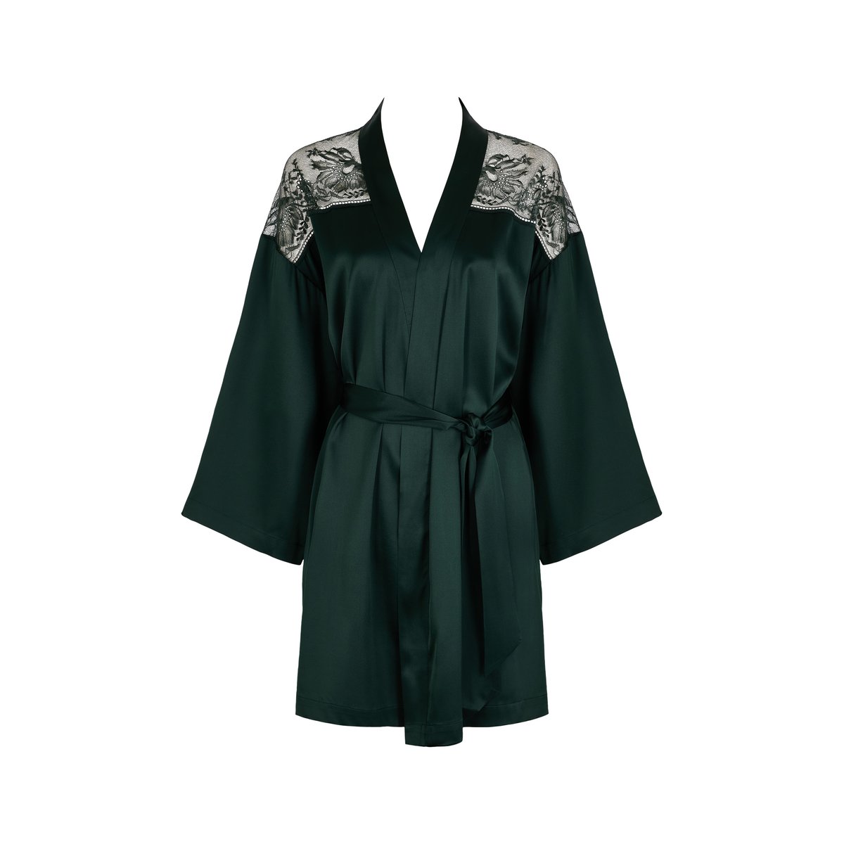 Kimono Midnight Whisper mysterious green, AUBADE