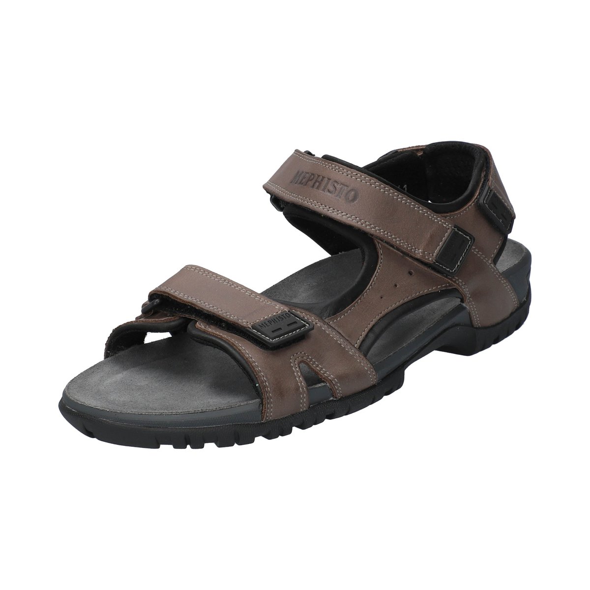 Sandales En Nubuck Brice gris 5121, MEPHISTO