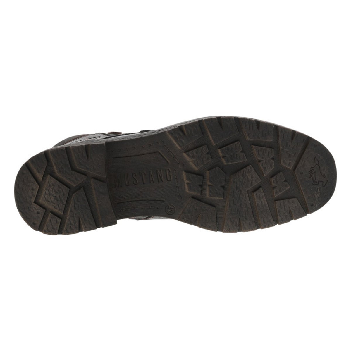 Bottines noires avec une doublure en maille sherpa et un zip latéral noires, MUSTANG