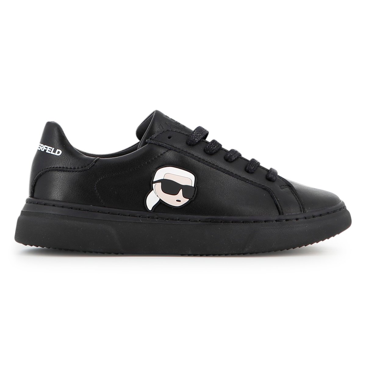 Baskets basse à lacets black, KARL LAGERFELD KIDS