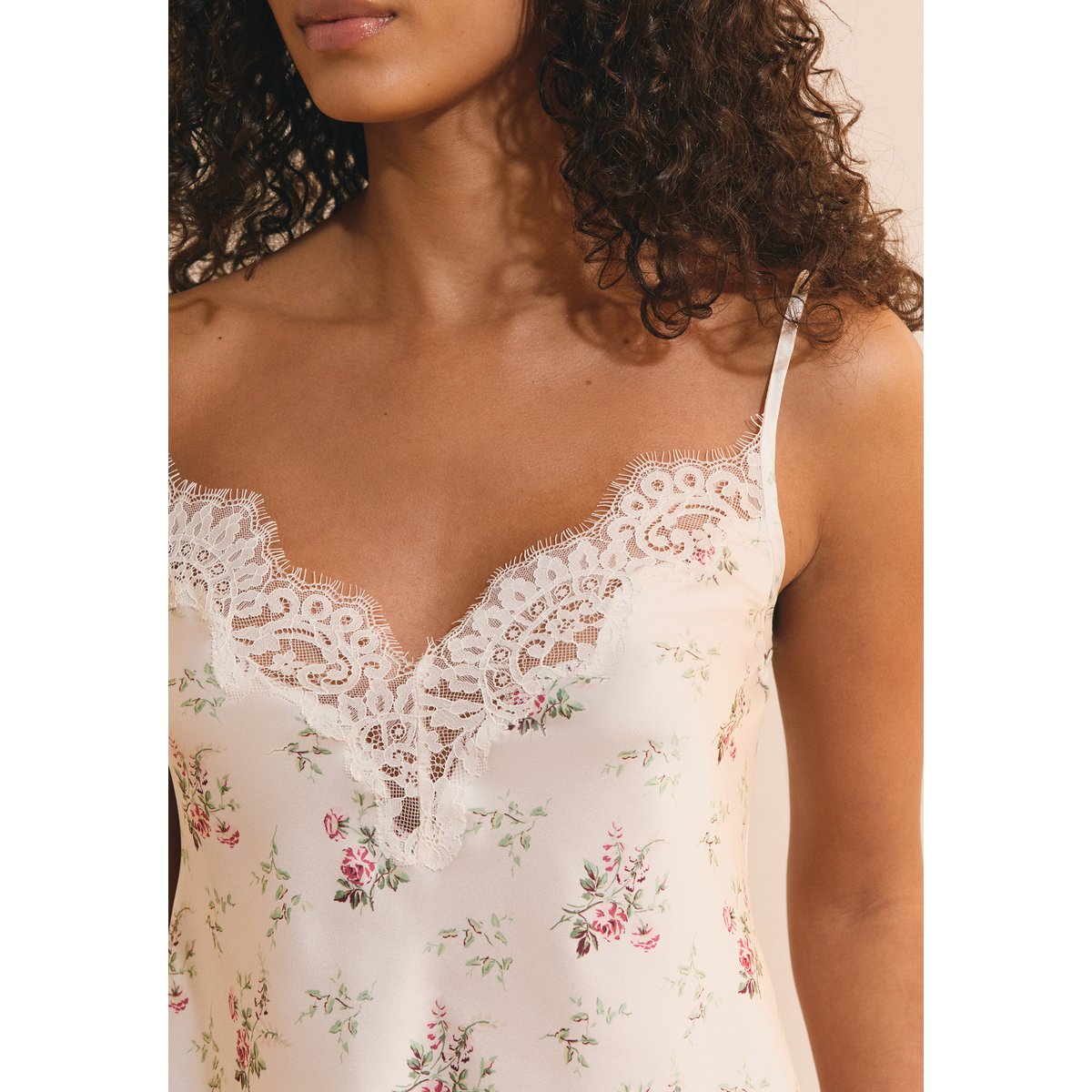 ETAM TOP SALLY - CARACO imp bleu vert, ETAM