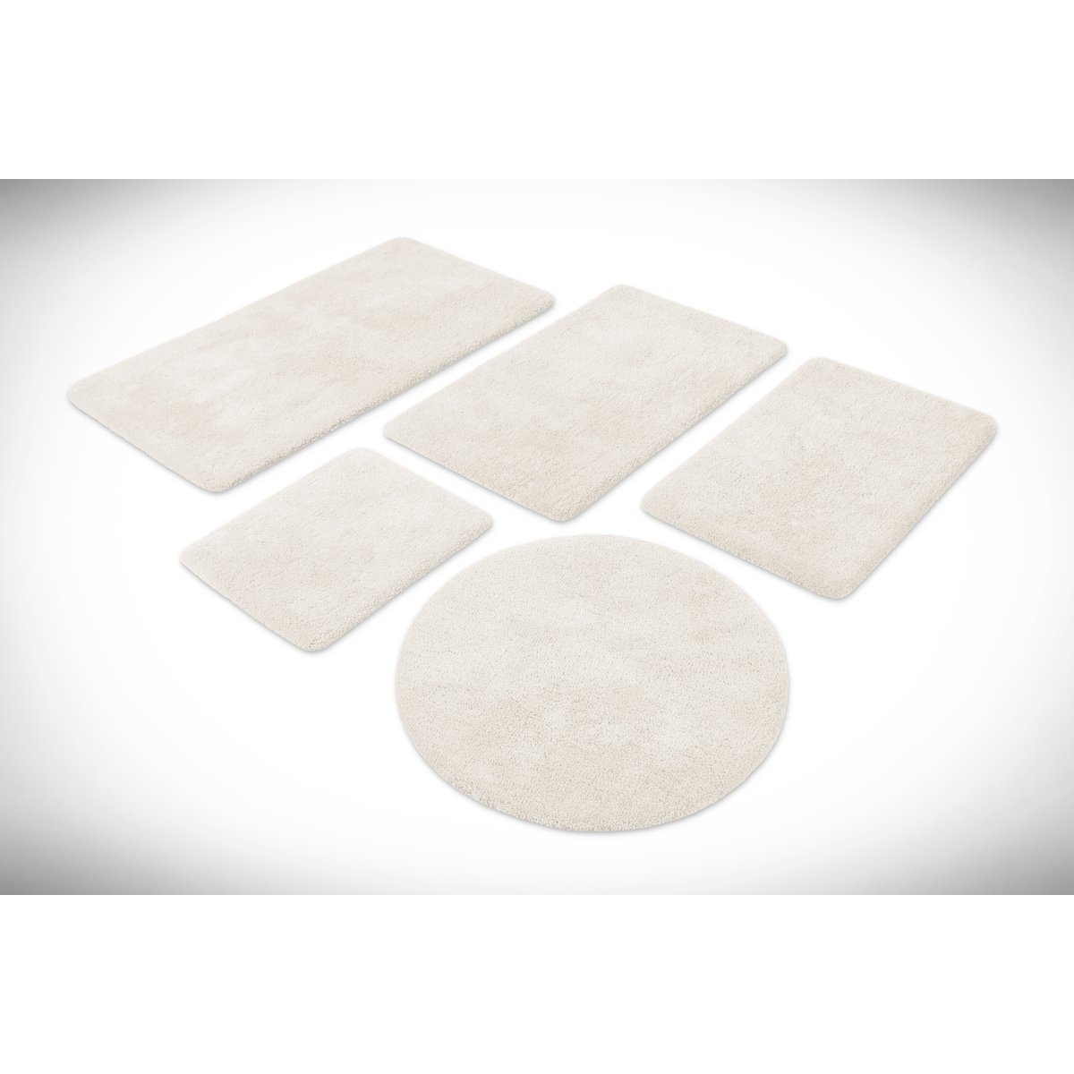 Tapis de bain microfibre antidérapant ,  Porto Azzurro ivoire, HOMIE LIVING