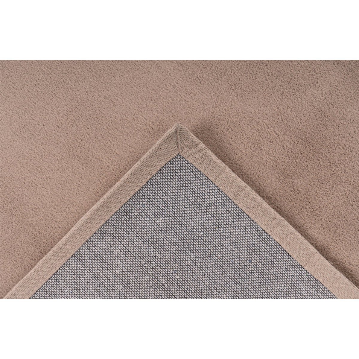 Tapis rectangulaire à poils courts, Cross taupe chaleureux beige grisé, ARTE ESPINA
