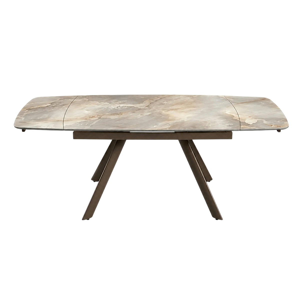 Table en céramique extensible, 6/8 places LORA onyx, PIER IMPORT