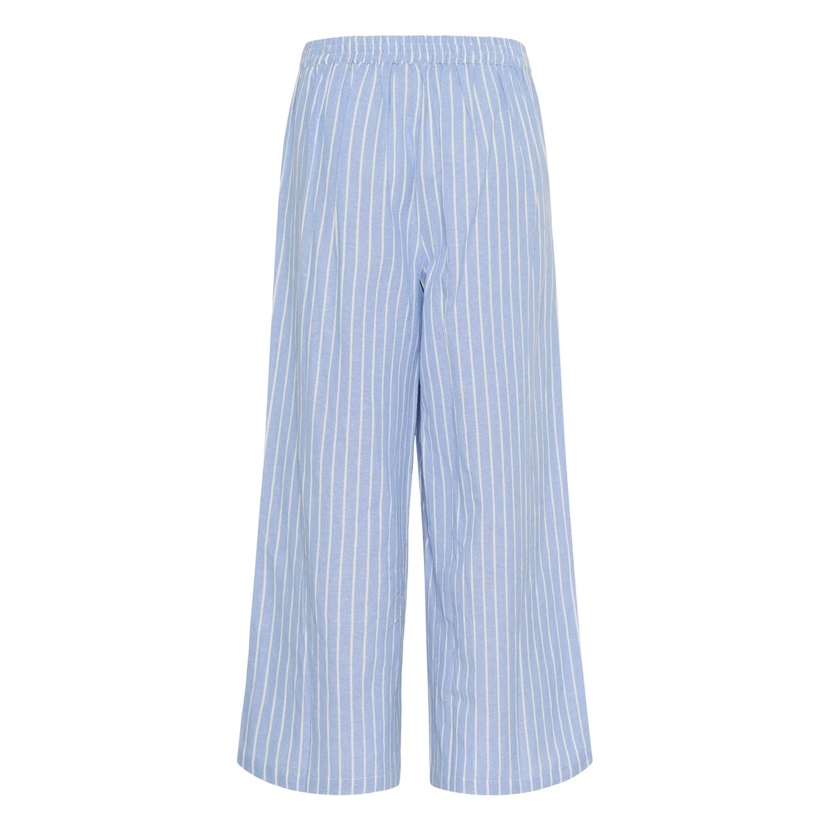 Casual pants bleu ebb and flow melange/blanc chalk stripe, KAFFE