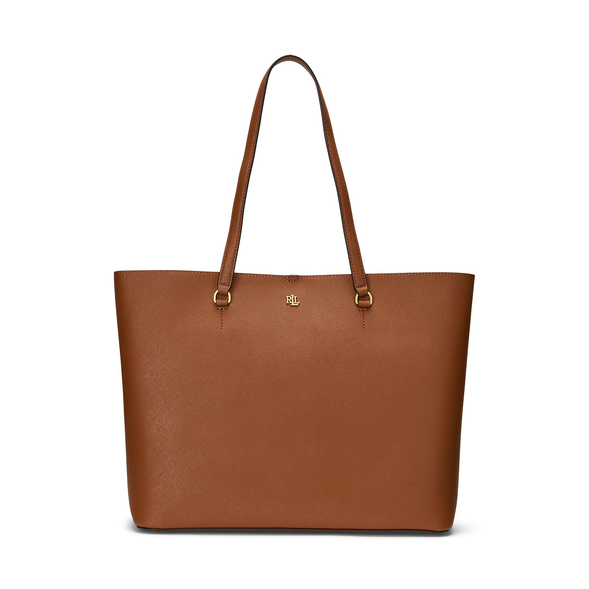 Sac tote bag cuir KARLY camel, LAUREN RALPH LAUREN