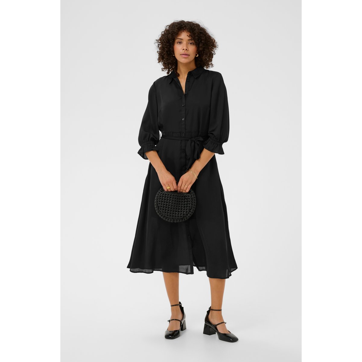 Robe noir black deep, KAFFE