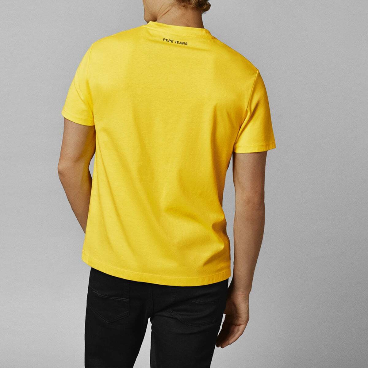 T-Shirtavec Logo jaune, PEPE JEANS