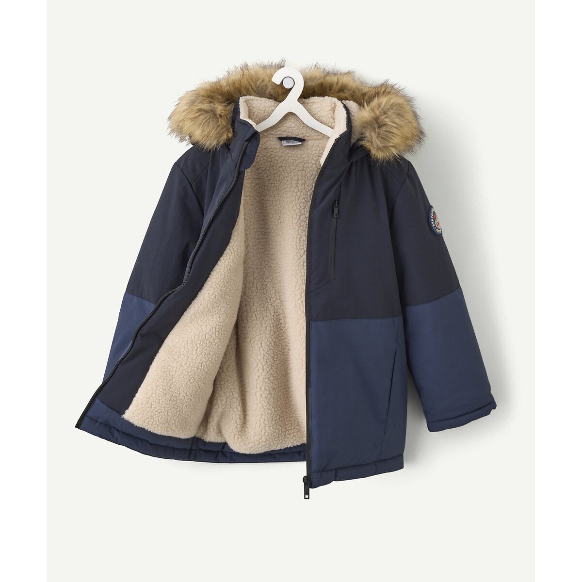 Hooded Parka blue, TAPE A L'OEIL