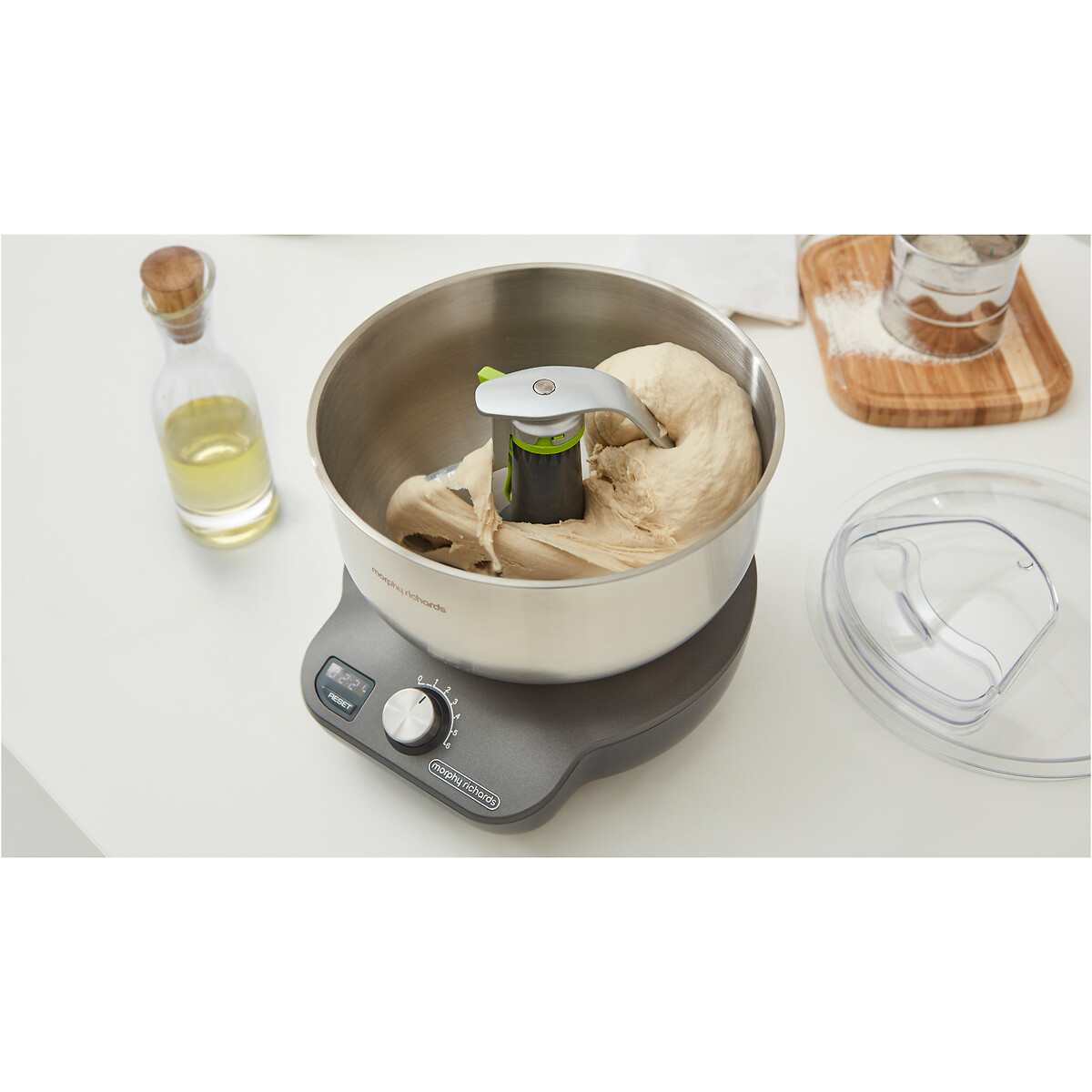 MixStar 4L Compact Stand Mixer - 400520 grey, MORPHY RICHARDS