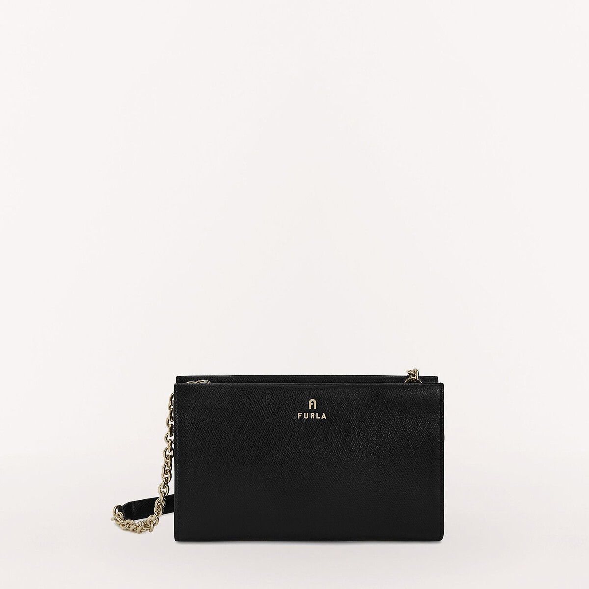 Camelia Mini Crossbody Bag in Leather black, FURLA