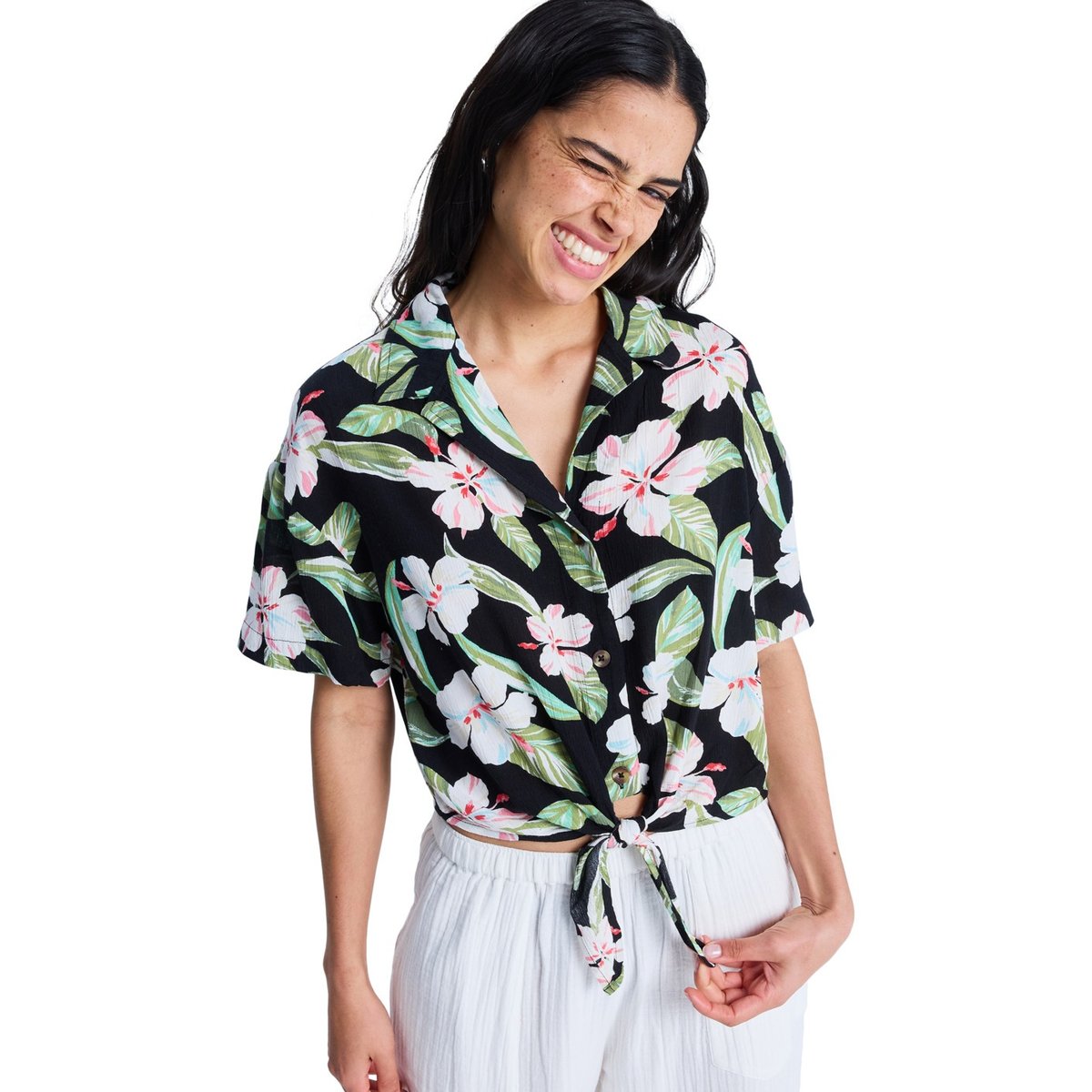 Haut léger SALTY SWEET. noir anthracite spring charming, ROXY