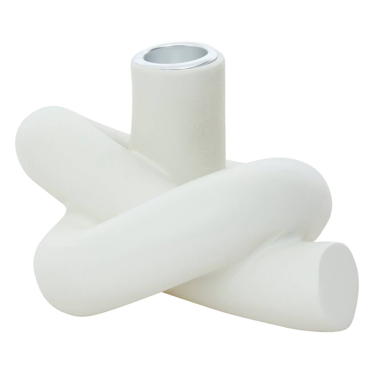 Bougeoir FLOW blanc, ATMOSPHERA