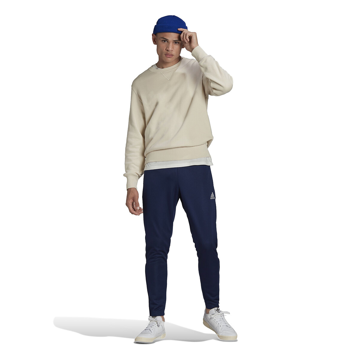 Pantalon d'entrainement football bleu marine, adidas Performance