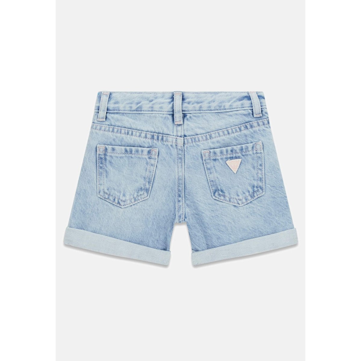 Shorts En Denim Brodés bleu clair, GUESS KIDS