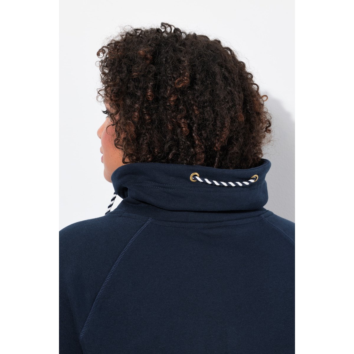 Robe en molleton avec poches marine, ULLA POPKEN