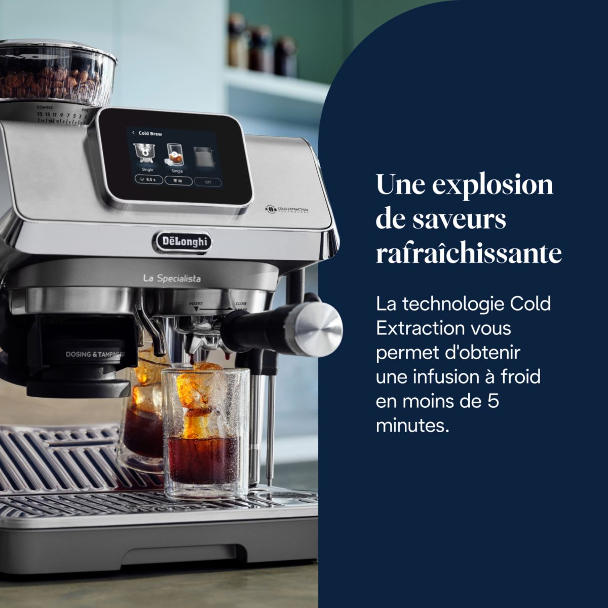 Machine à expresso La Specialista Touch EC9455.M couleur unique, DELONGHI