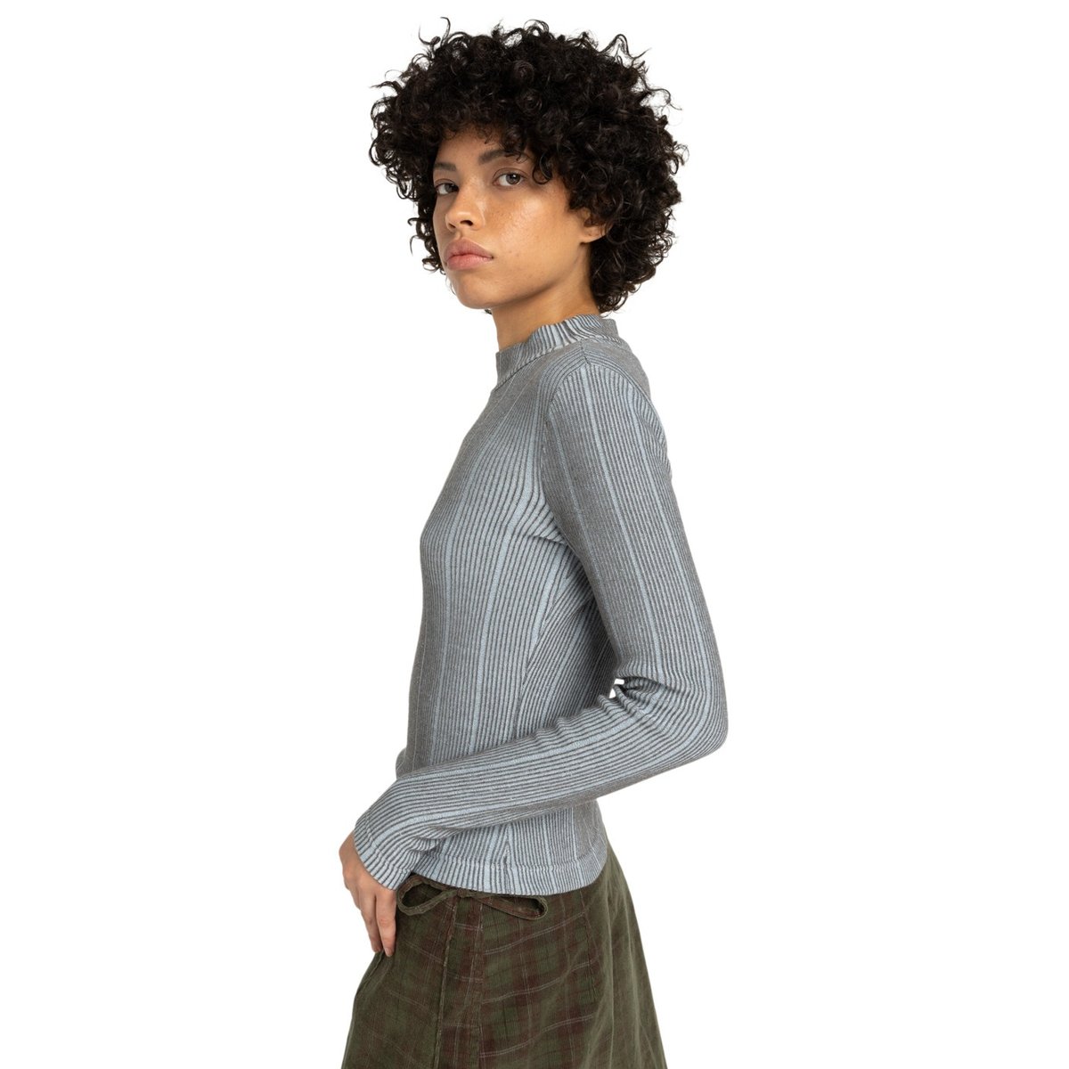 T-shirt manches longues ROLL NECK W bleu forget me not, ELEMENT