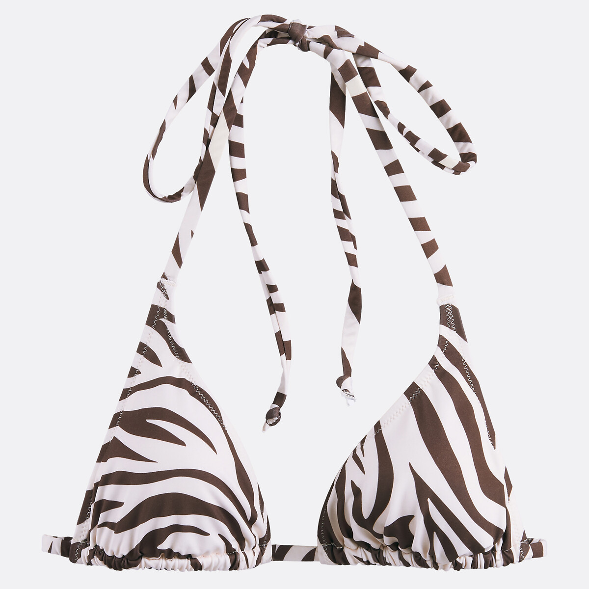 Haut de maillot de bain triangle, imprimé zèbre imprimé zèbre, LA REDOUTE COLLECTIONS