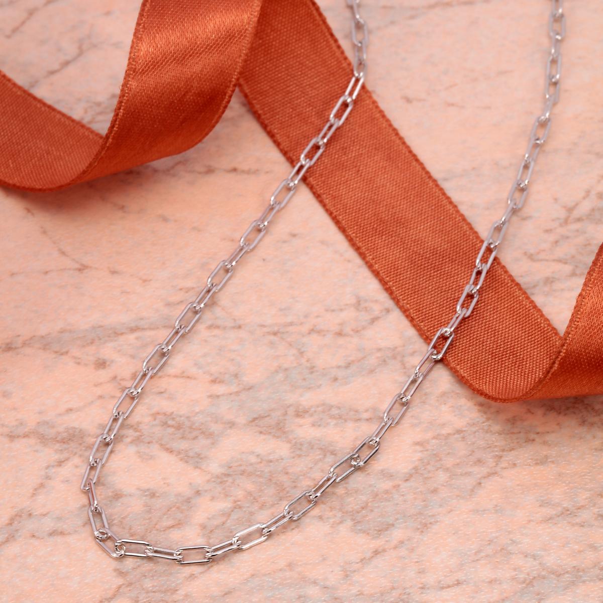Collier en argent 925 RETTANGOLARE argent, BLUESPIRIT