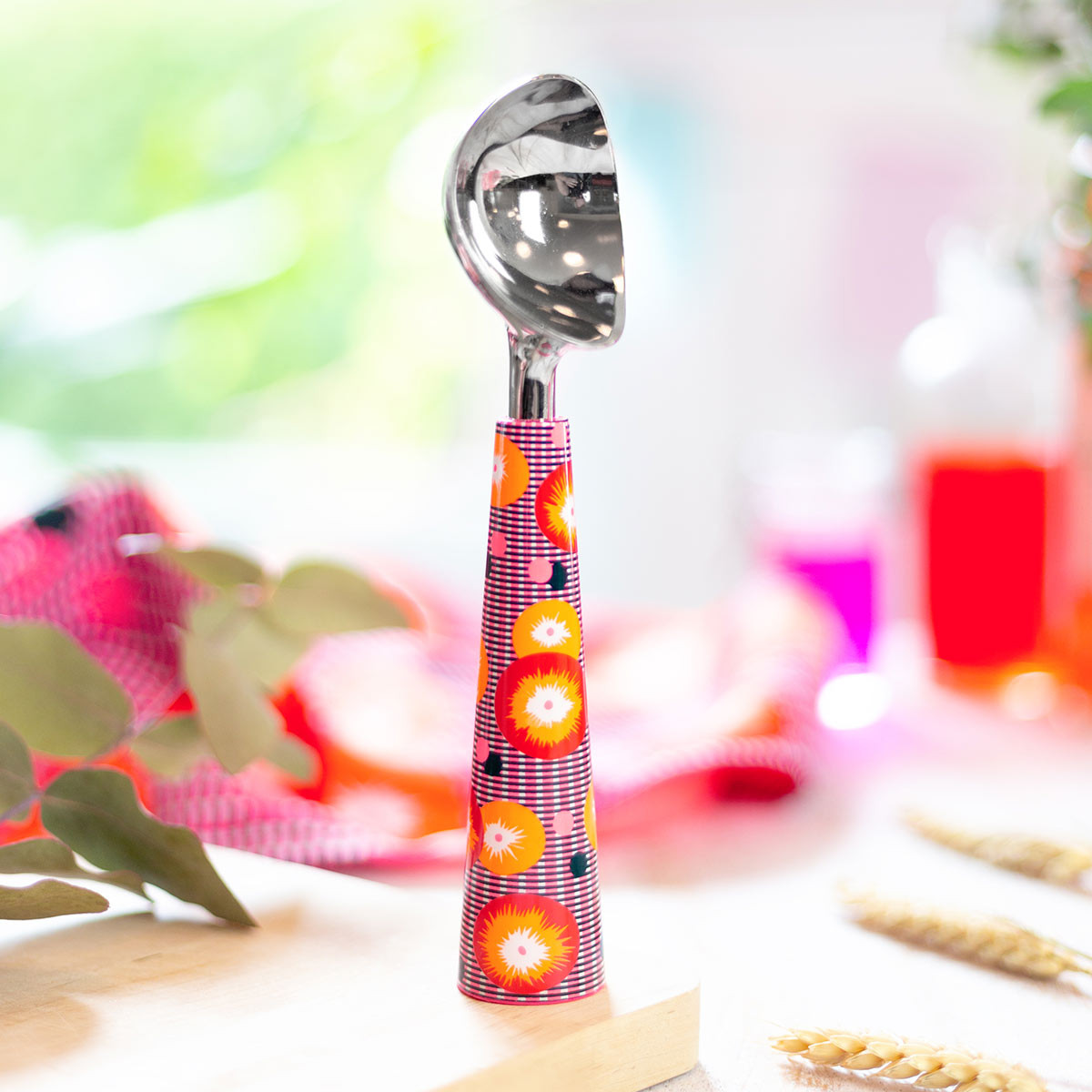 Cuillère à glace  Scoop jardin fleuri, PYLONES