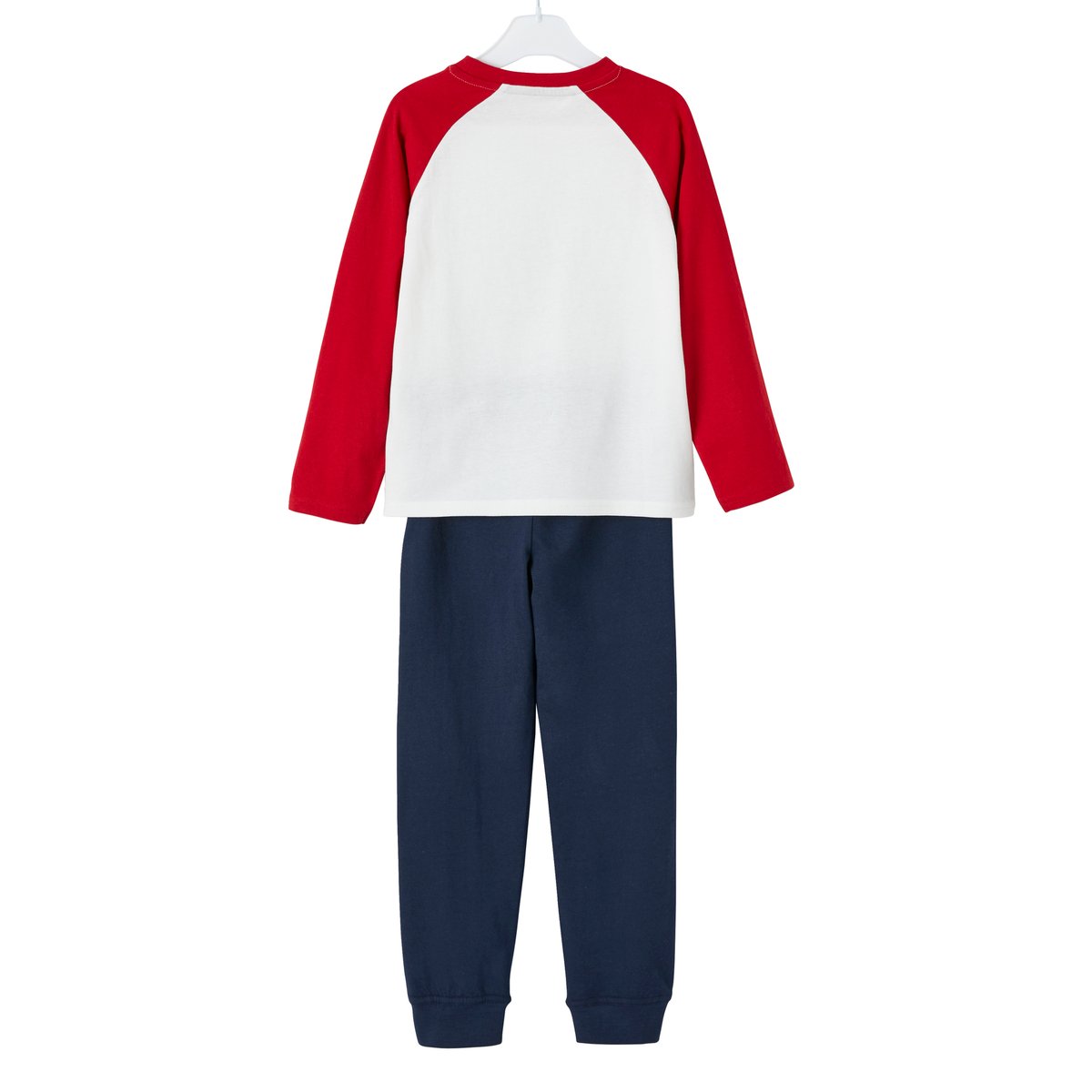 Lot de 2 pyjamas musique Oeko-Tex® ivoire, VERTBAUDET