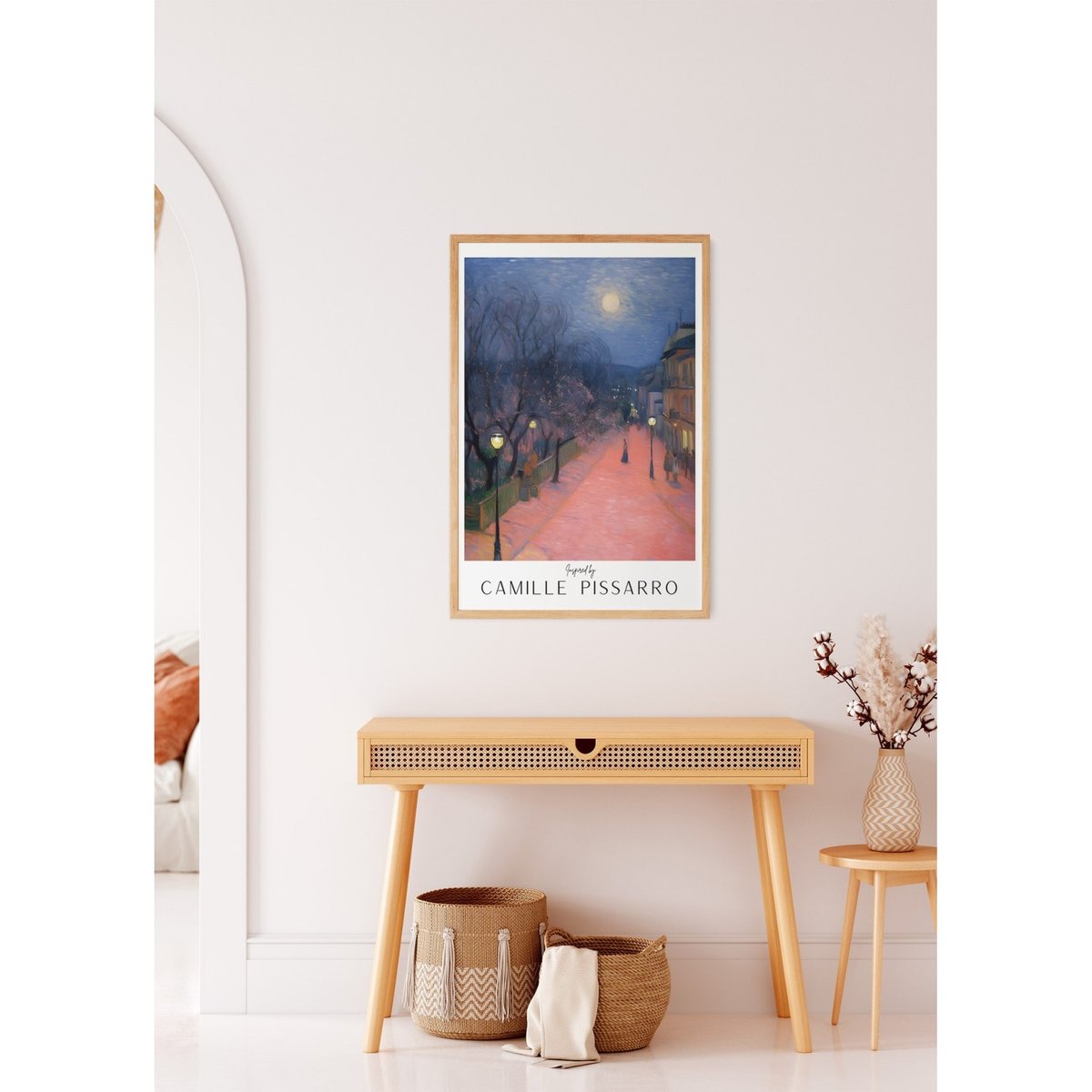 Affiche Camille Pissarro n°1 blanc, L'AFFICHERIE
