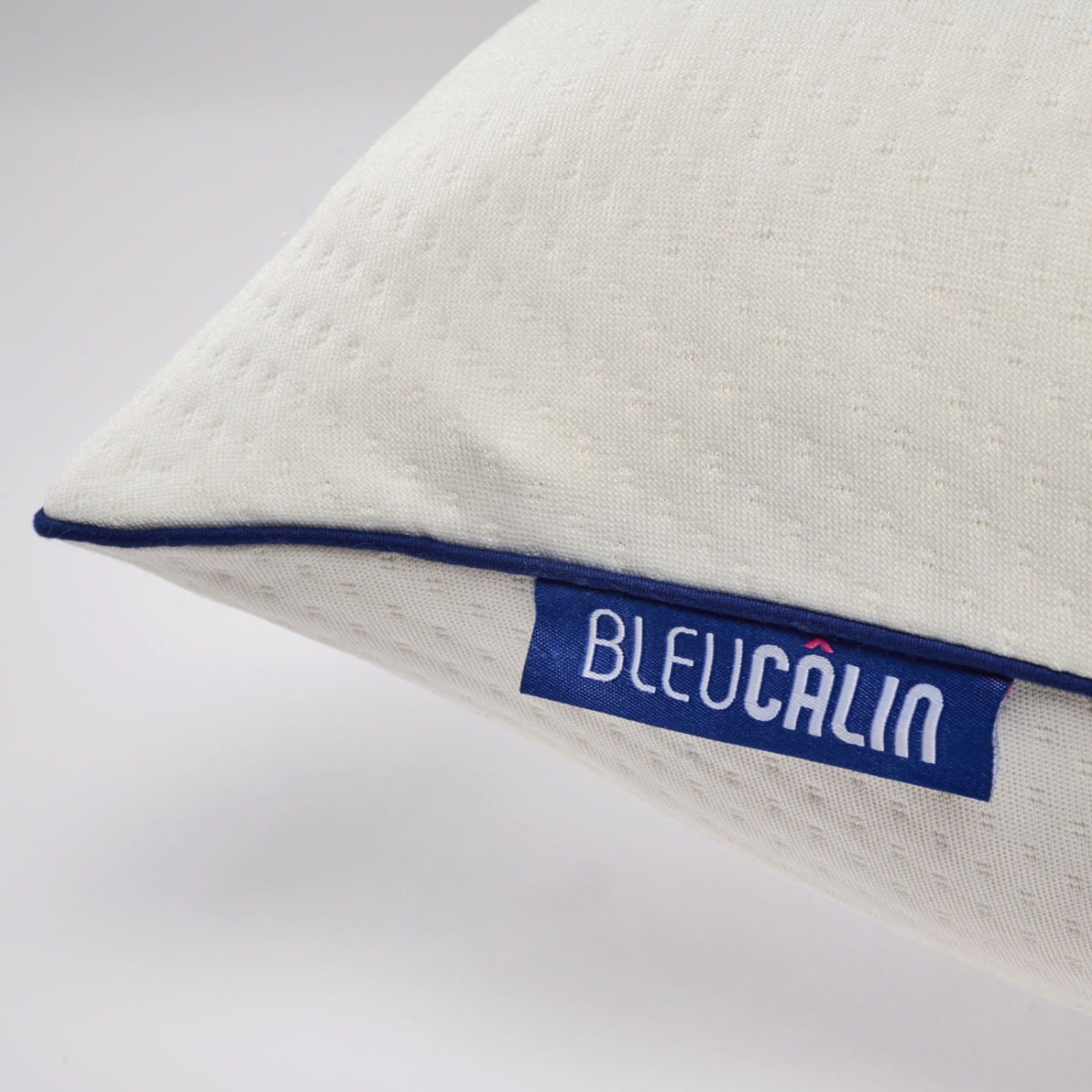 Oreiller mémoire de forme mixte Premium déhoussable blanc, BLEU CALIN