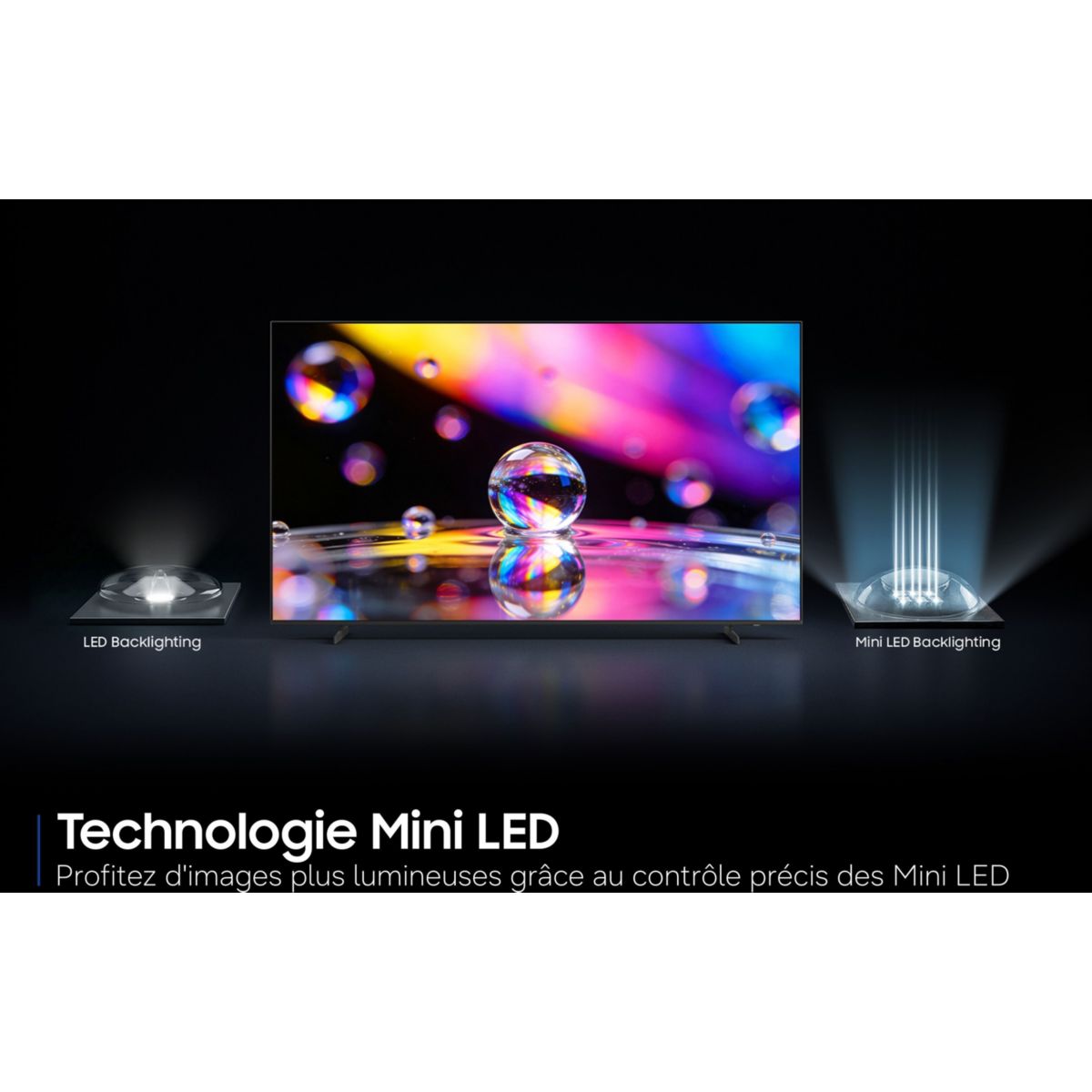 TV Mini LED TU50M72H (2026) 50" (125 cm) 4K - Smart TV avec IA couleur unique, SAMSUNG
