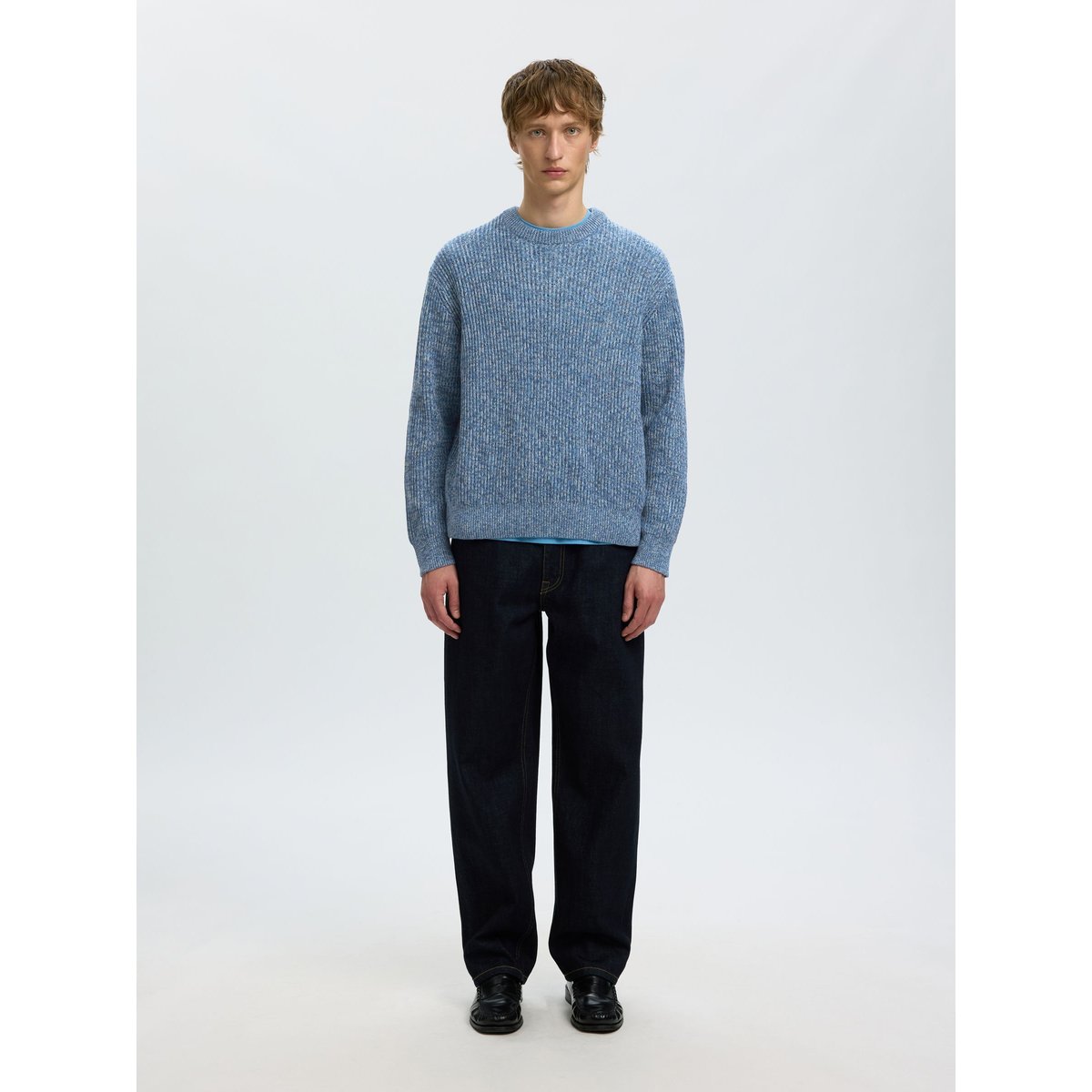 Pullover bleu - blue horizon1, SELECTED