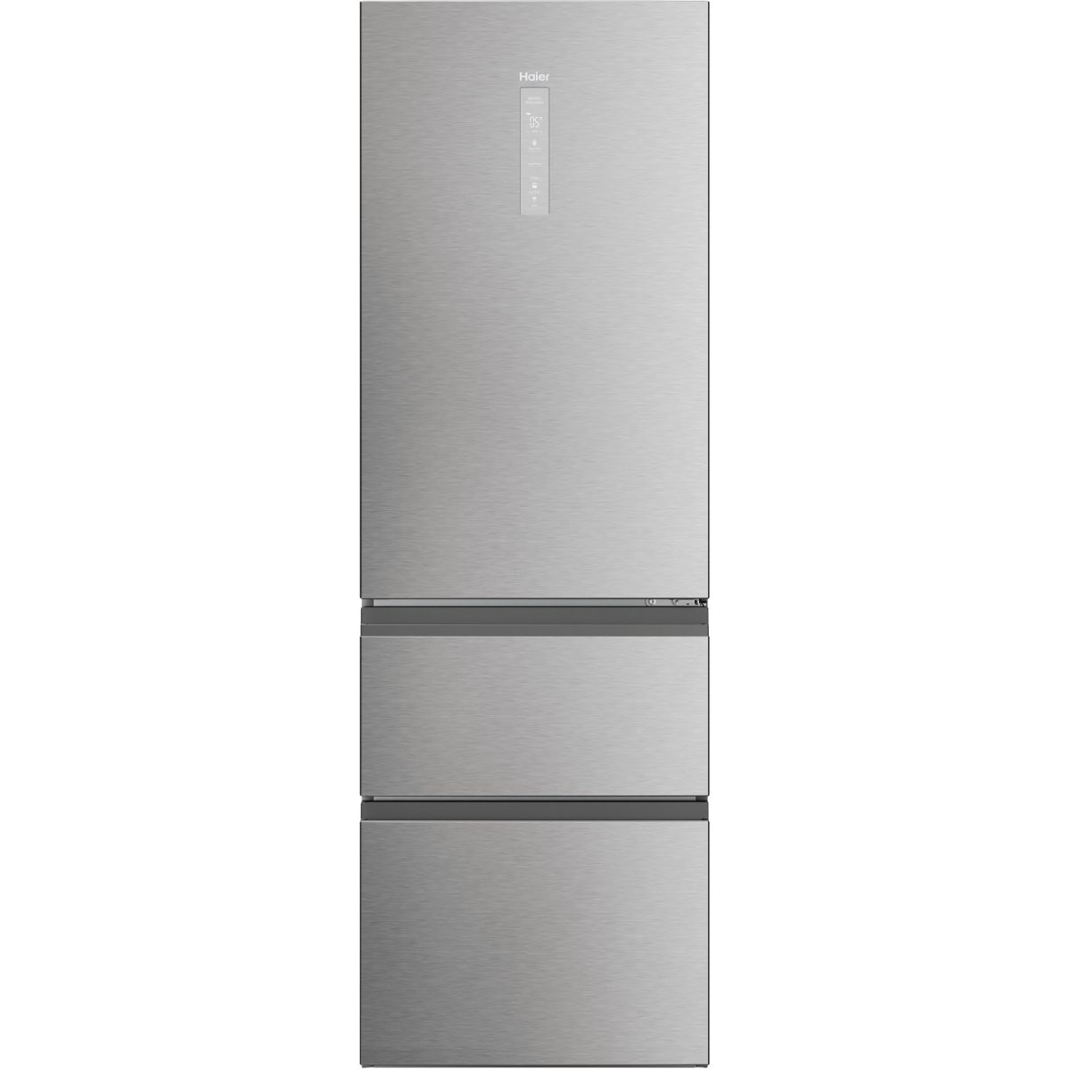 Réfrigérateur combiné HTW5618CNMG couleur unique, HAIER