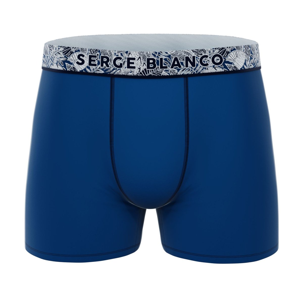 Lot De 6 Boxers Coton bleu/gris/noir, SERGE BLANCO