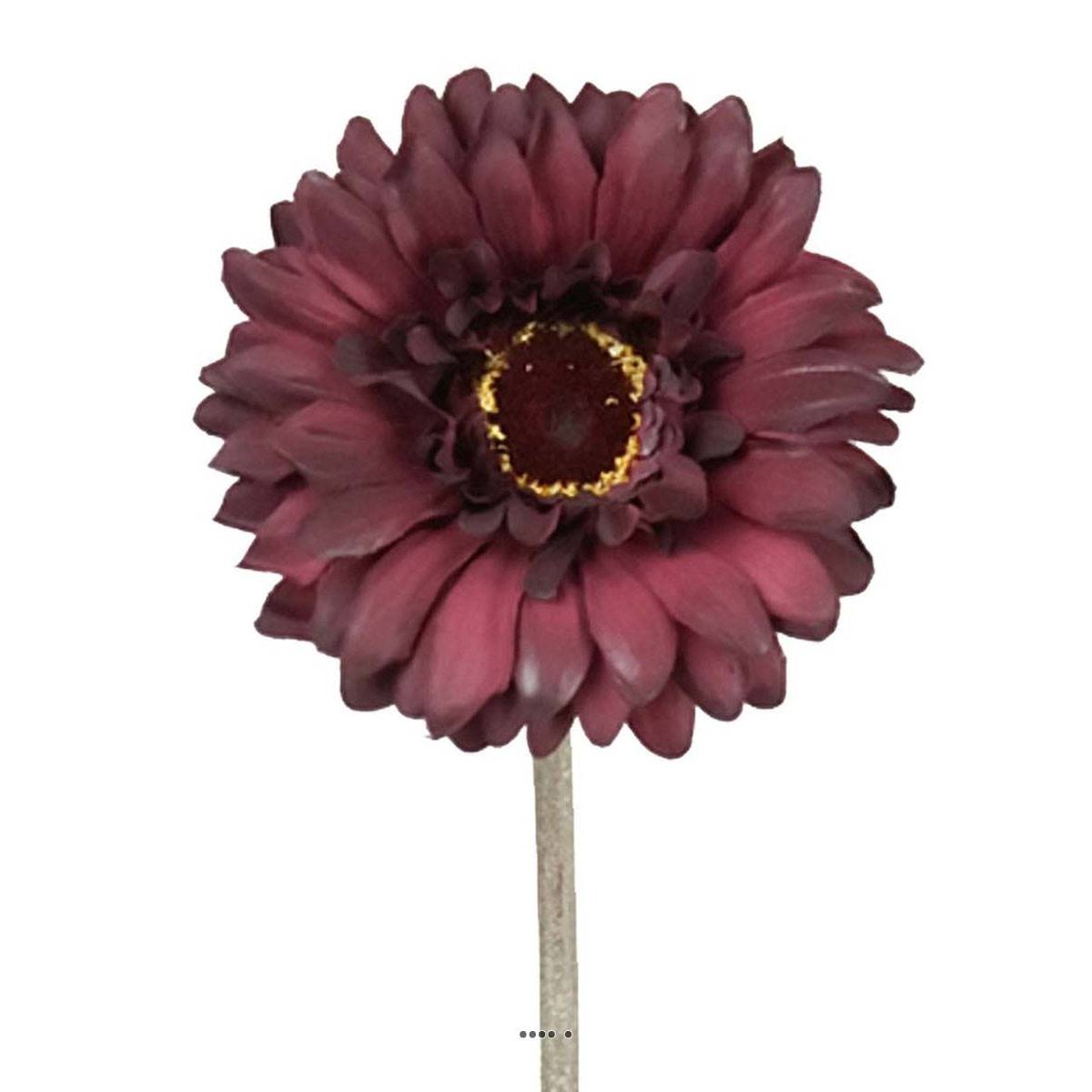 Gerbera artificiel H 55 cm D 10 cm superbe mauve violet, ARTIFICIELLES