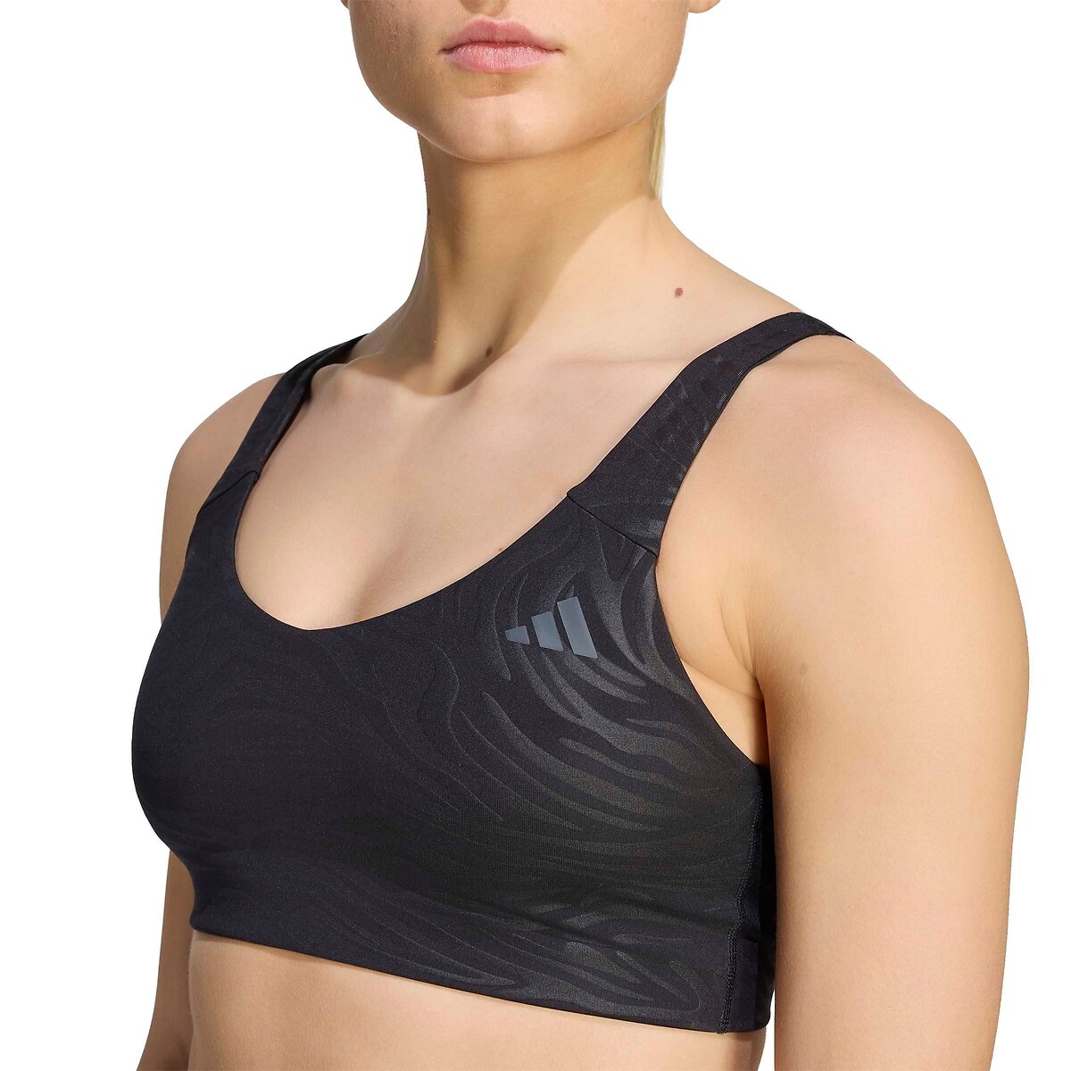 Brassière, bretelles amovibles noir, adidas Performance