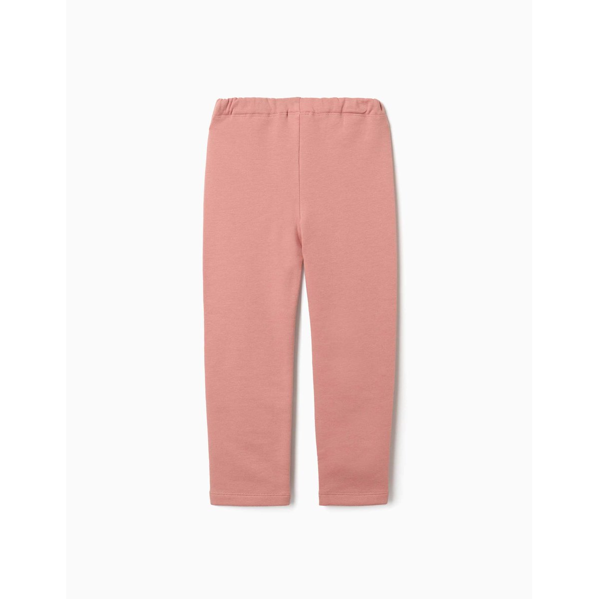 Leggings à coupe skinny en coton peigné rose, ZIPPY