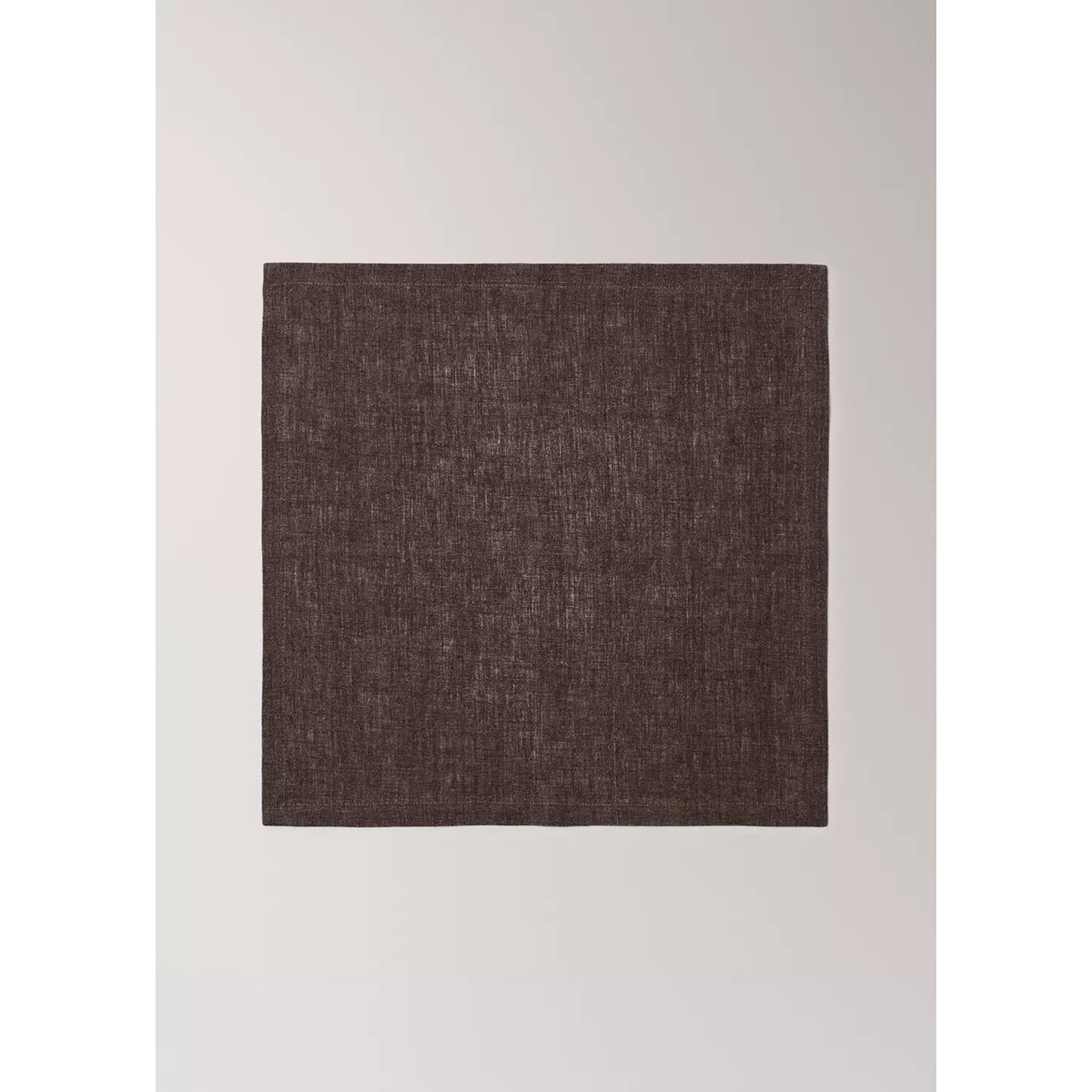 Lot de 2 serviettes de table lin mélangé marron, MANGO HOME