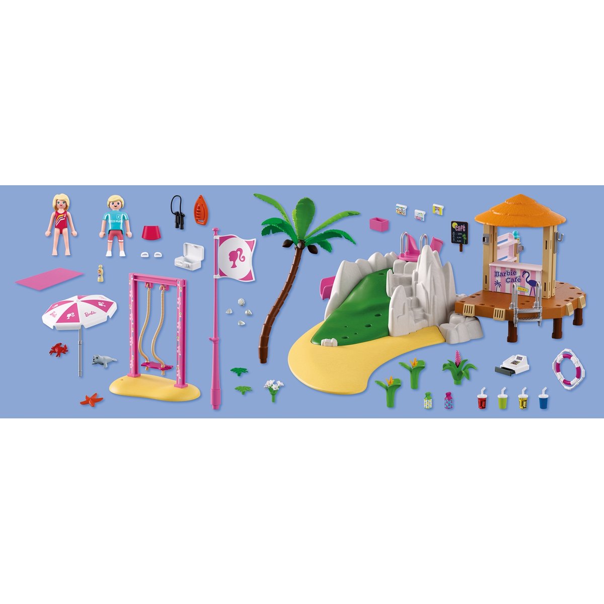 Café de plage Malibu multicolore, PLAYMOBIL
