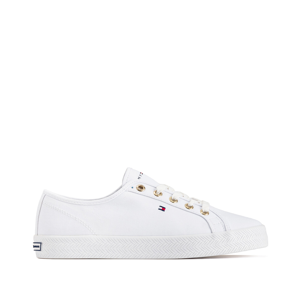 Sapatilhas em tecido, Essential branco, TOMMY HILFIGER