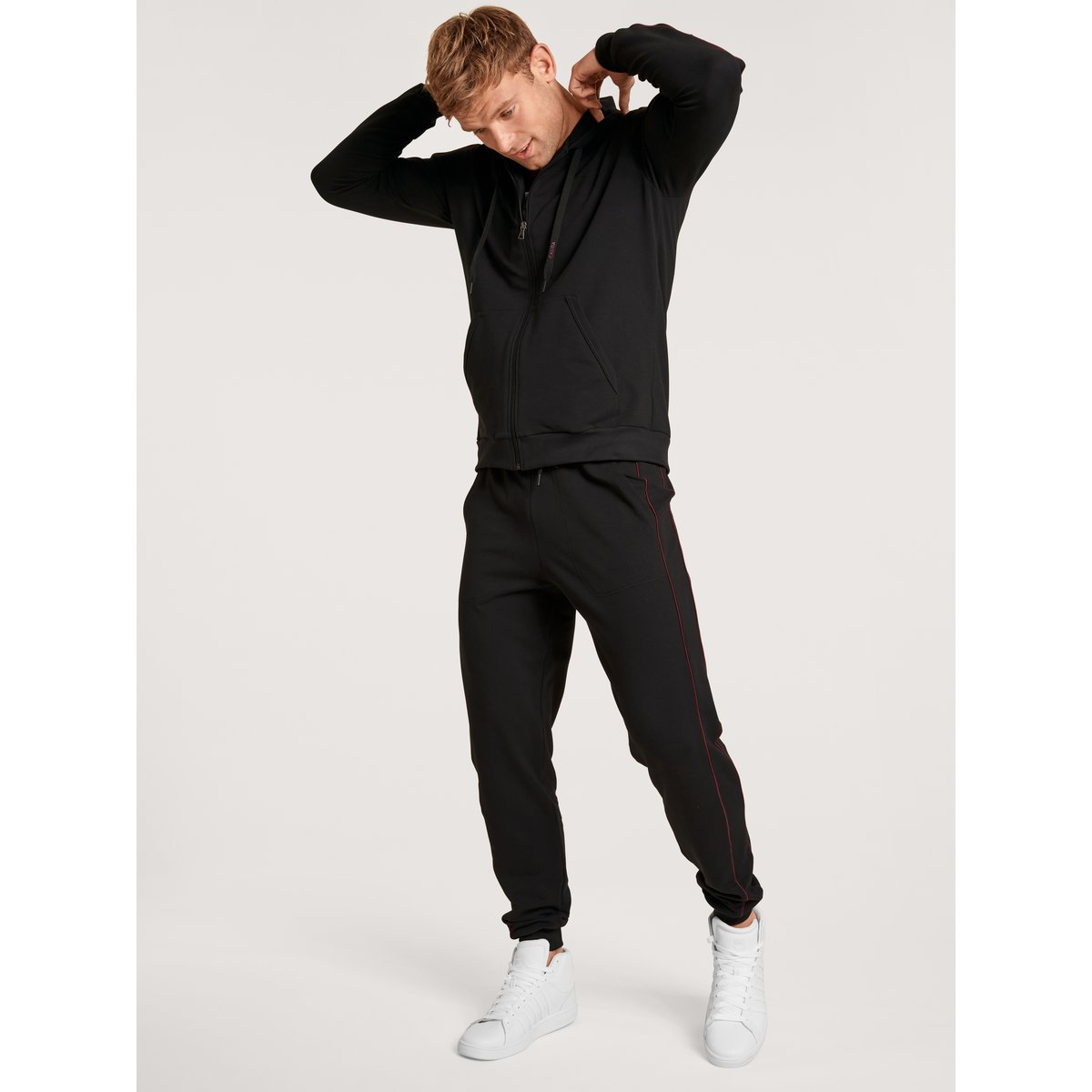 Pantalon de jogging Coton REMIX BASIC LOUNGE noir, CALIDA