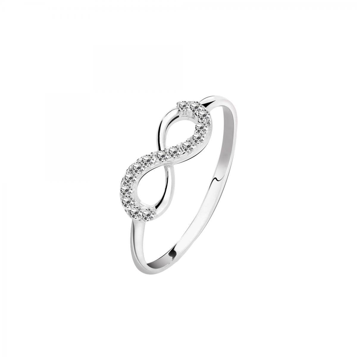 Bague en or blanc 375 B-CLASSIC argent, BLUESPIRIT