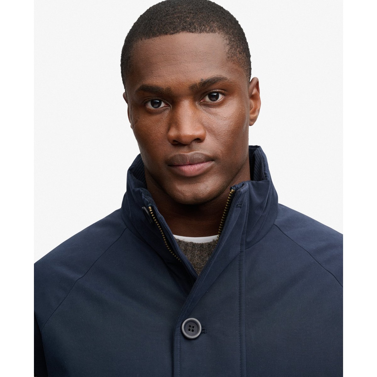Manteau de Ville Matelassé Premium bleu marine éclipse, SUPERDRY