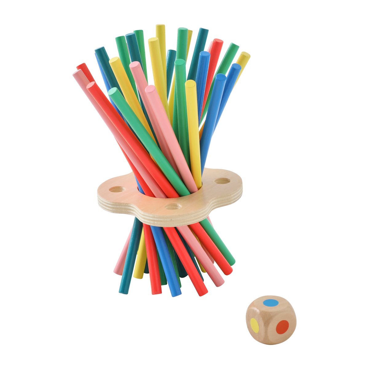 Jeu des baguettes de couleurs en bois multicolore, VERTBAUDET