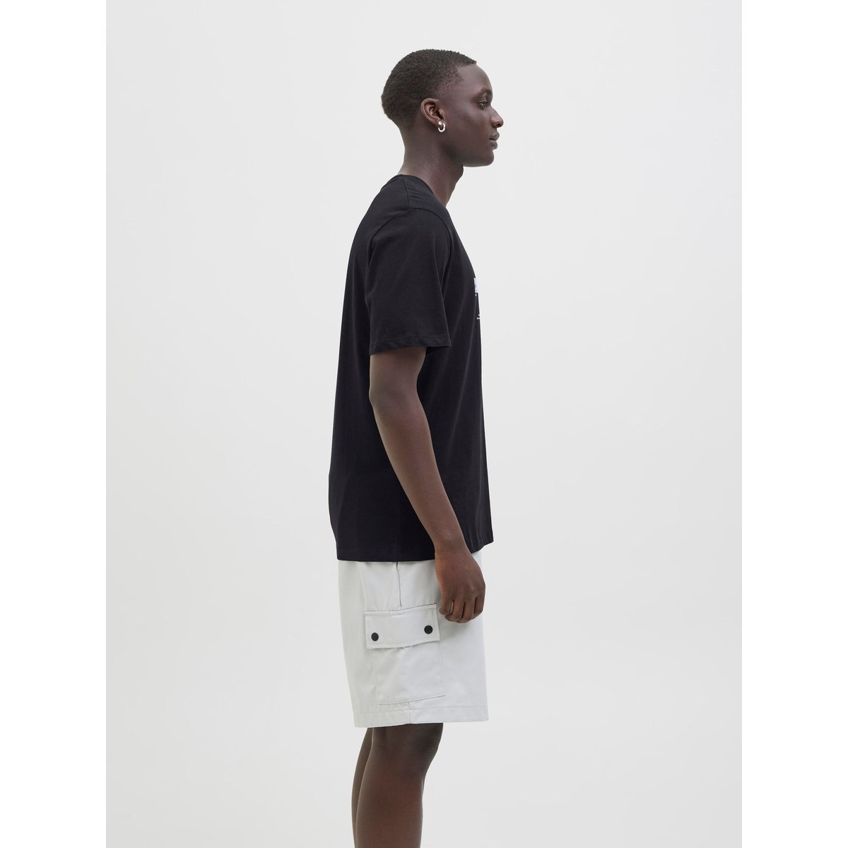 T-Shirt noire - black, JACK & JONES
