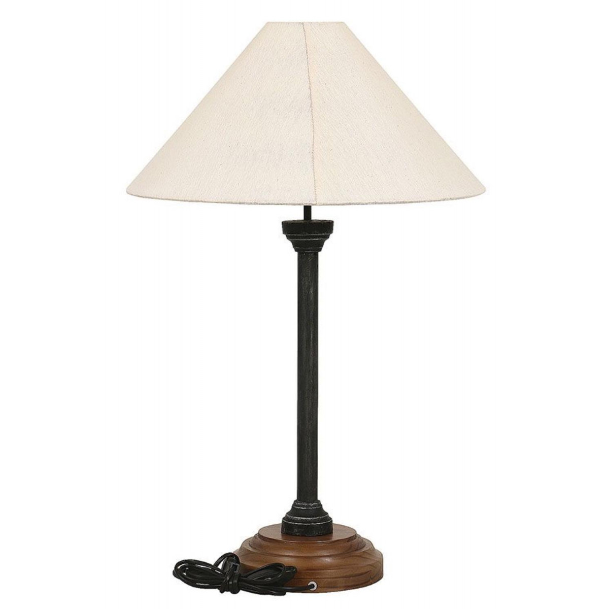 Lampe culot e27 - INDUS noir, INTERIOR'S