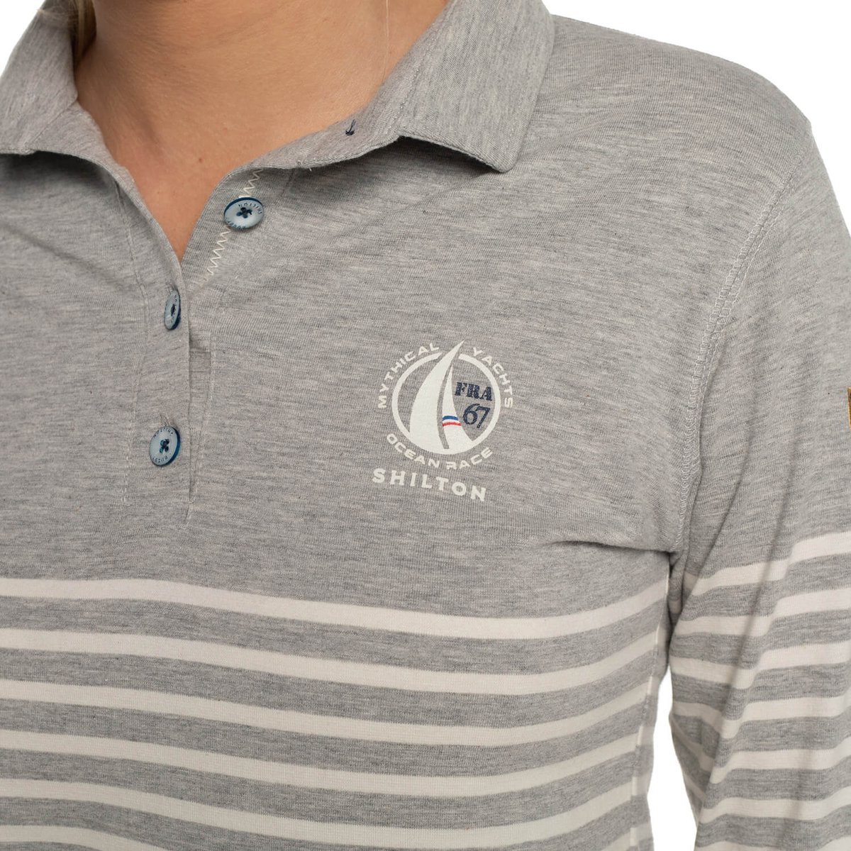 Polo ocean MISS gris, SHILTON